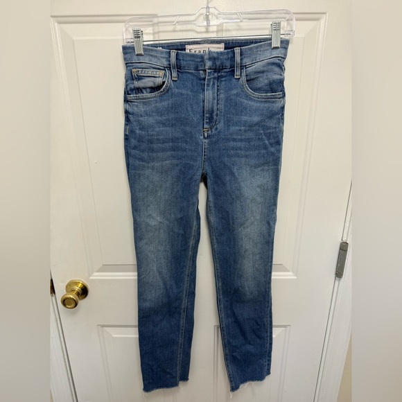 Frank & Eileen Denim - Women’s Frank And Eileen Medium Wash Skinny Jeans Size 25 Raw Hem 5 Pocket
